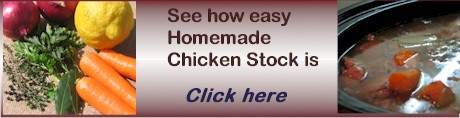 advert homemade chicken stock